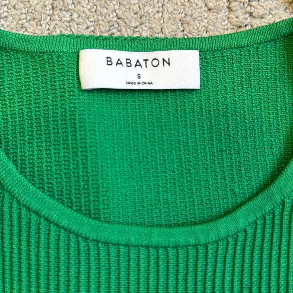 Aritzia Babaton Sculpt Knit Racer Cropped Tank - Picture 4 of 6